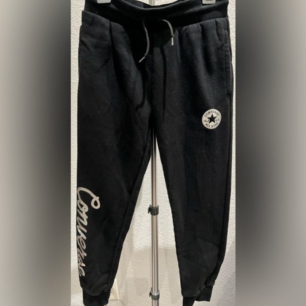 Kids Converse sweatpants, black, size M (10-12 yrs)